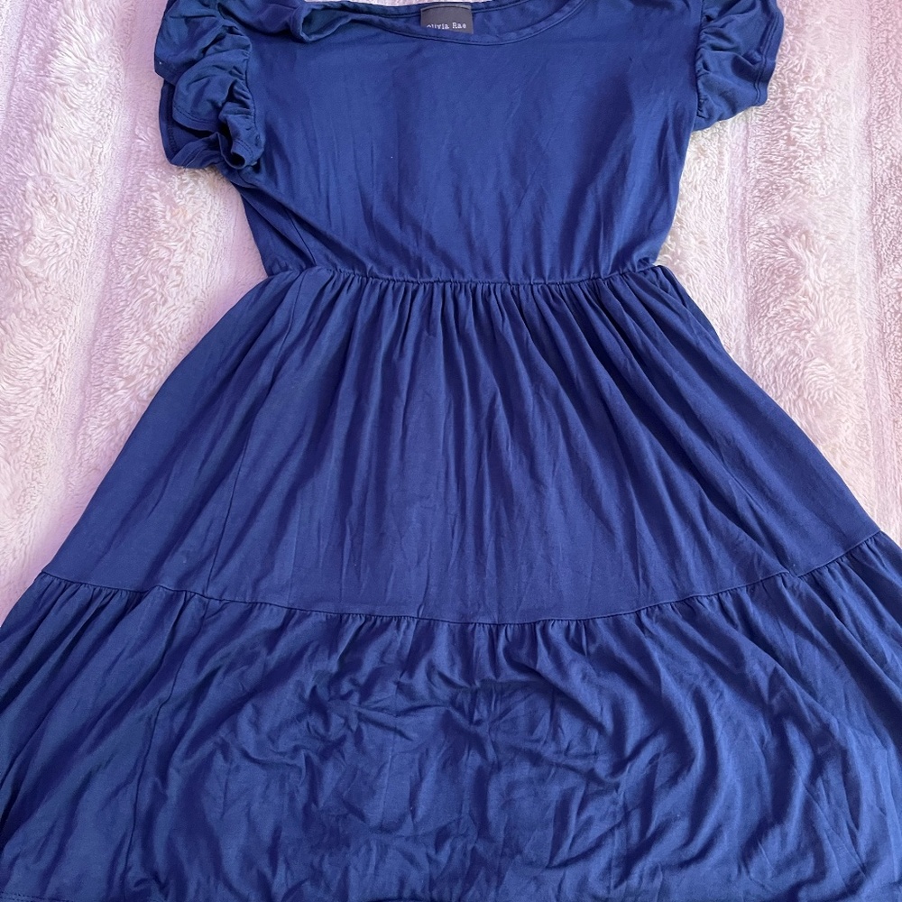 BLUE MINI/MIDI DRESS